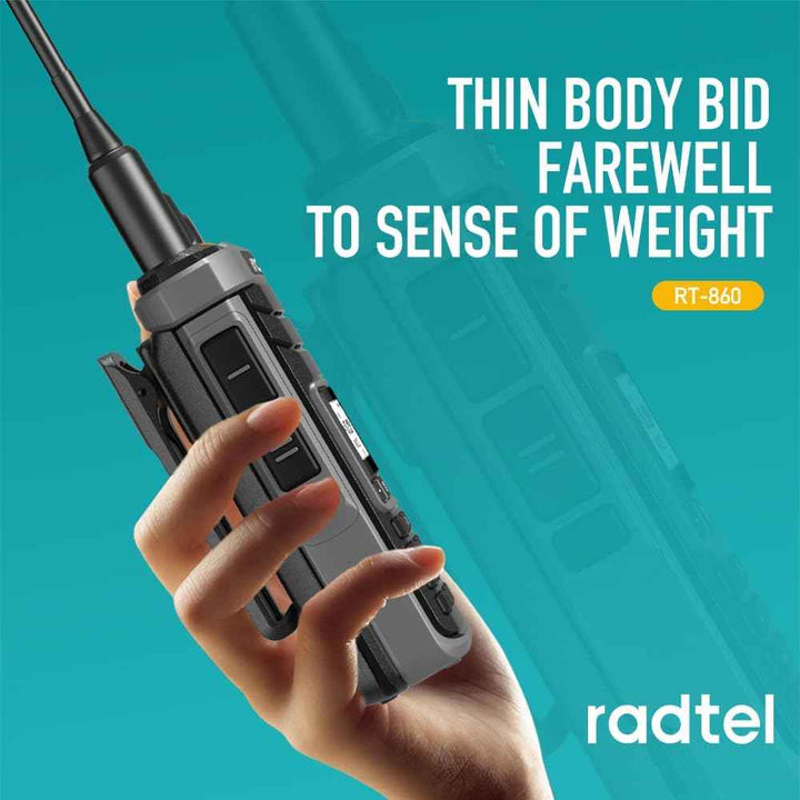 Radtel RT-860 Multi Band Ham Radio HF UHF VHF 1024 Channels