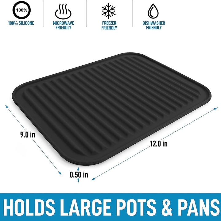 3 Pcs BPA-Free Silicone Kitchen Mat - OneBag