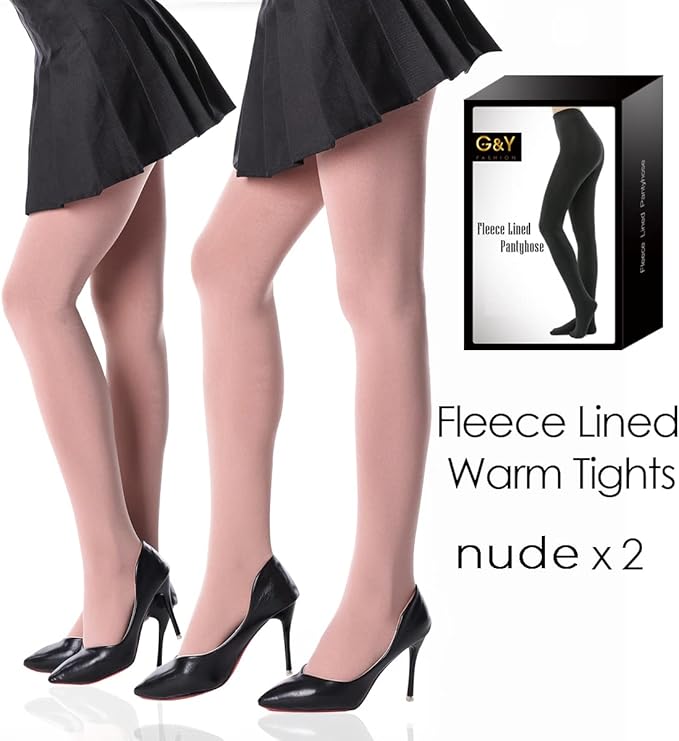 2 Pcs Fleece Winter Lined Tights - OneBag
