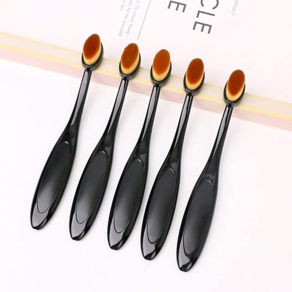 UNIMEIX 5 Pcs Brown Blending Brushes for Card Making Art, Ink Blending Tools