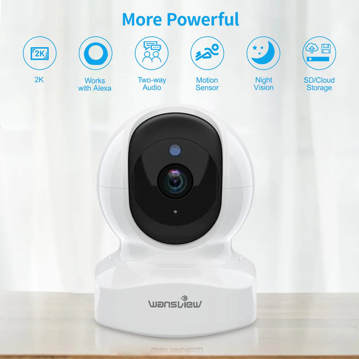 WiFi IP Baby Camera, 2K Wireless Home Security Camera - OneBag