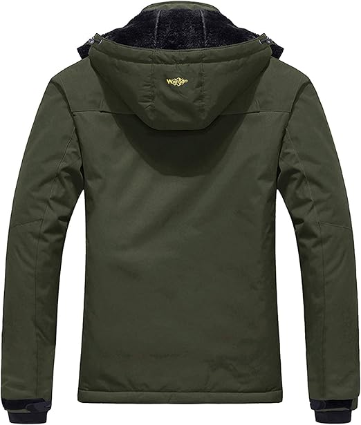 Waterproof Jacket For Men Outdoor Warm Windbreaker Jackets with Detachable Hooded - OneBag