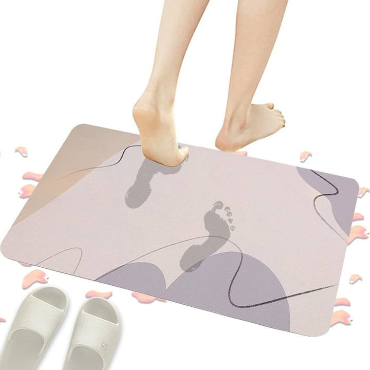 80x 50cm Absorbent and Machine Washable Bathroom Mat, Soft Bath Rug, Kitchen Bathroom Accessory - OneBag