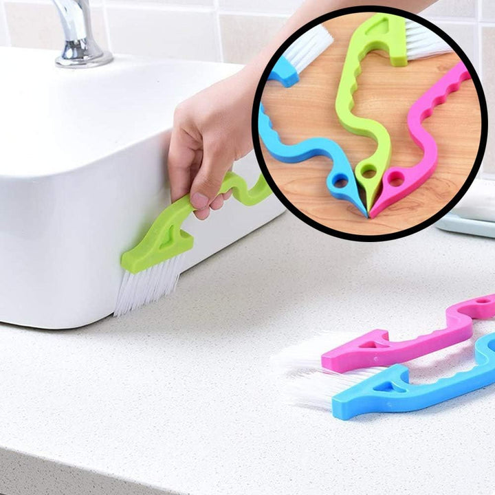 4 Pcs Kitchen Brush Cleaning Tools Window Groove Gap Track Cleaning Brushes Kitchen - OneBag