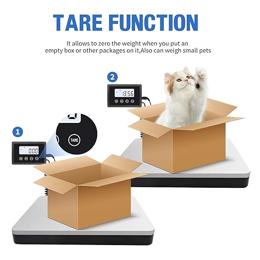 UNIWEIGH Shipping Scale 440lb,Digital Postal Scale with Hold and Tare Function,Heavy Duty Shipping Package Scale for UPS USPS Post Office,Luggage Scale with Durable Stainless Steel Large Platform - OneBag