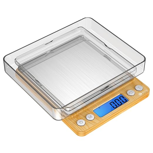 Digital Pocket Scales, (500g/ 0.01g) High-precision Kitchen Food Scales, Mini Kitchen Scale with Backlit