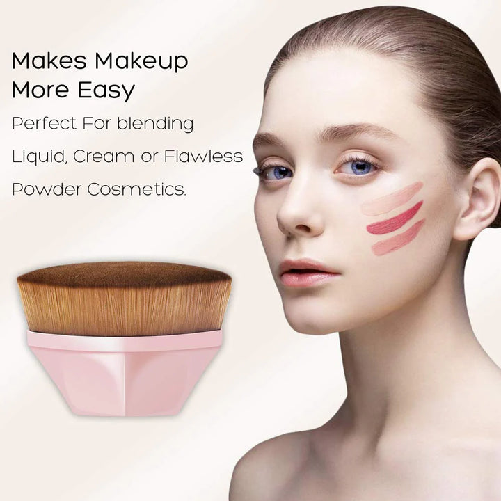 2 Pcs Flawless Finish Foundation Make up Brush - OneBag