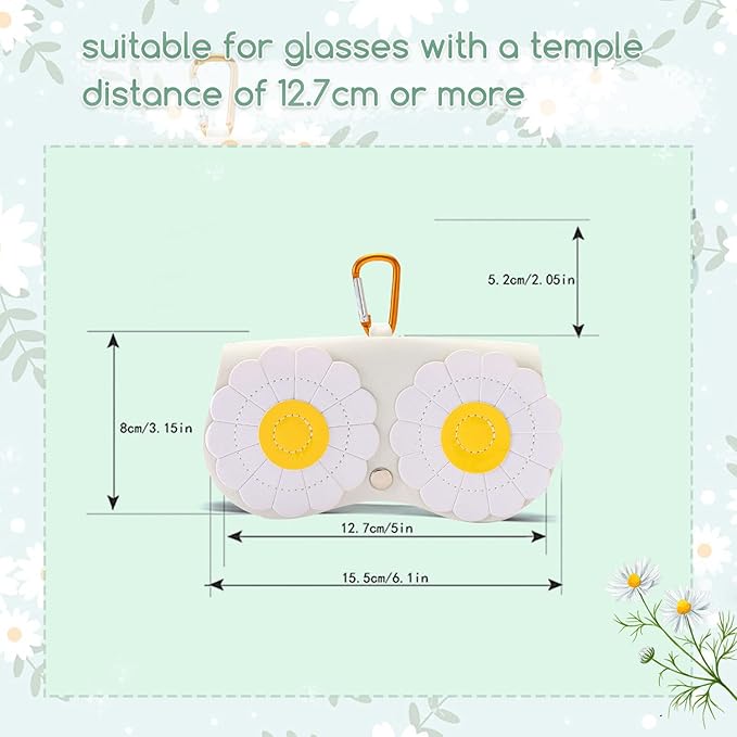 2 Pcs Eyeglass Pouch Multiple Cartoon Animal Sunglasses Double Safety - OneBag