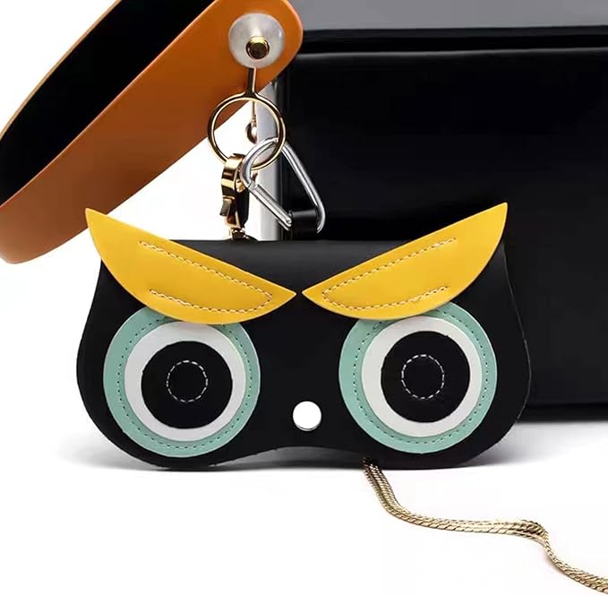 2 Pcs Eyeglass Pouch Multiple Cartoon Animal Sunglasses Double Safety - OneBag