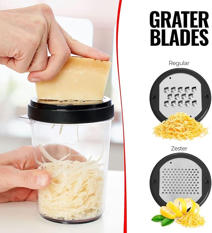 8-in-1 Spiralizer for Vegetables, Vegetable Slicer,  Zucchini Courgette Spiralizer Zoodles Noodles Spaghetti Maker, Veggie Veg Carrot Cucumber Slicer Spiral Cutter - OneBag