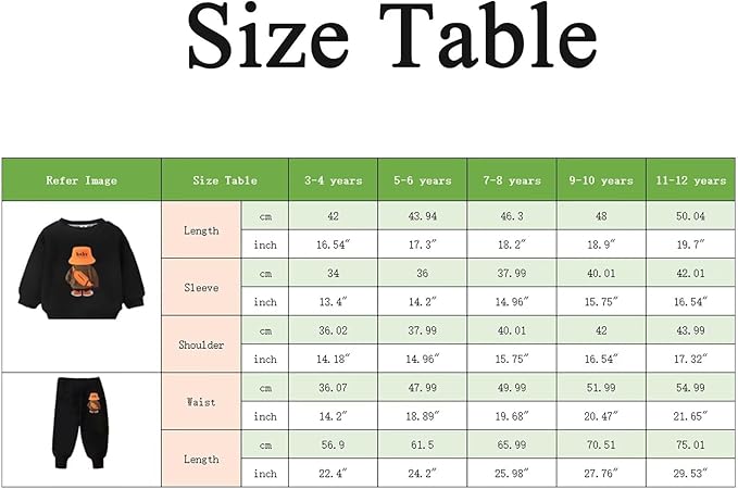 11-12 Years Green Gavena Kids Tracksuit, Boys Girls Fleece Top and Joggers Set, Casual Outdoor Sportwear - OneBag