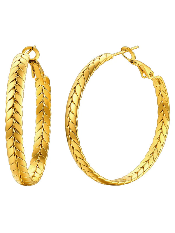 Gold Hoop Earrings