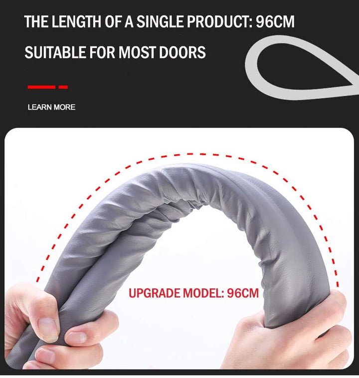 Under Door Draft Stopper 37 inches Adjustable Insulation Double-Sided Sound Proof Door Air Draft Blocker for Noise Light Smell - OneBag