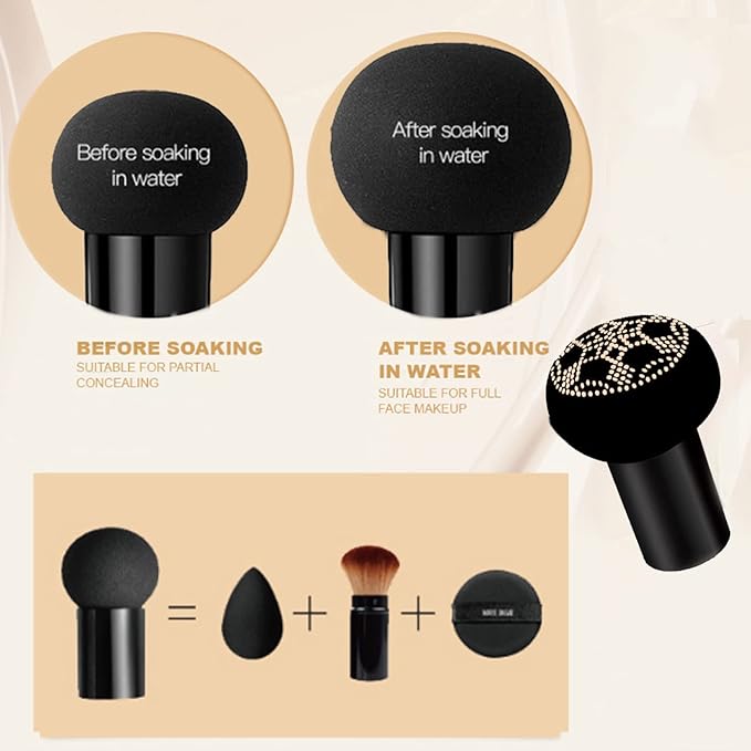Mushroom Head Air Cushion CC Cream, Beauty Cream, Mushroom Head BB Cream Foundation - OneBag