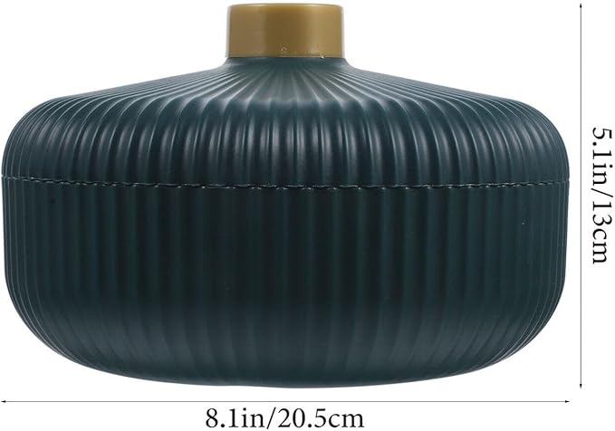 Divided Serving Tray with Lid, Dry Fruit Platter Tray, 3 Compartments Round Food Storage - OneBag