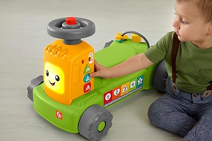 Fisher-Price Multicolor First Educational Games, HRB83, Children Toddler Car Truck - OneBag