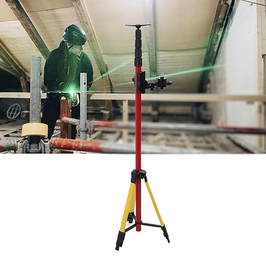 Stainless Steel Level Support Pole, 114-388mm Adjustable Base, Heavy Duty Telescoping RodLevel TripodTelescopic Pole - OneBag