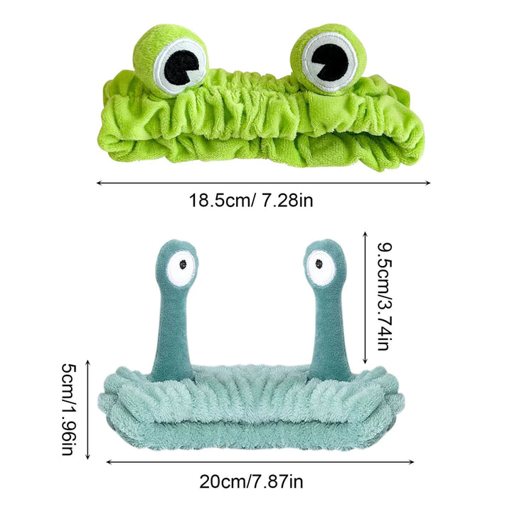 4 Pcs Spa Headband, Skincare Headband Frog - OneBag