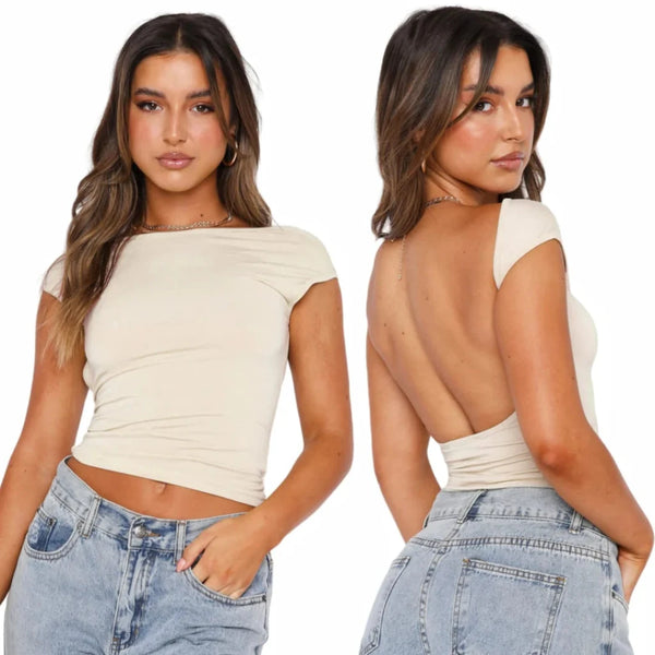 Women Backless Top