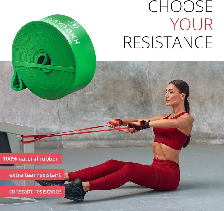 Resistance Band Pull Up Band, Heavy Fitness Exercise Band for Yoga, Pilates, Crossfit - OneBag