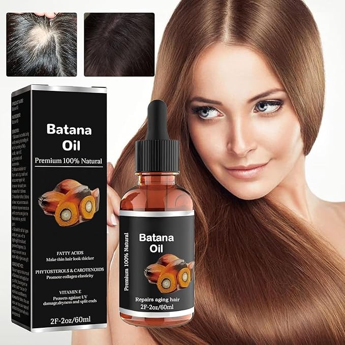 2 Pcs Batana Hair Oil for Healthy Hair Growth,Promotes Hair Wellness for Men & Women, Enhances Hair & Skin Radiance,Leaves Your Hair Smoother - OneBag