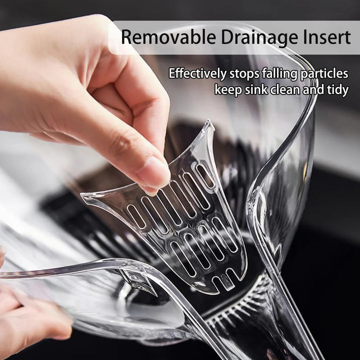 2 Pcs Multifunctional Temperature Resistant Drainage Basket Bowl with Spout - OneBag