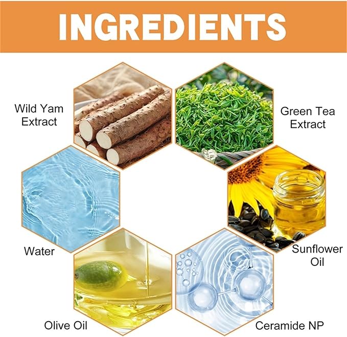 2 Pcs Wild Yam Cream, Annas Wild Yam Cream Organic for Hormone Balance, Women's Organic Wild Yam Root Cream - OneBag