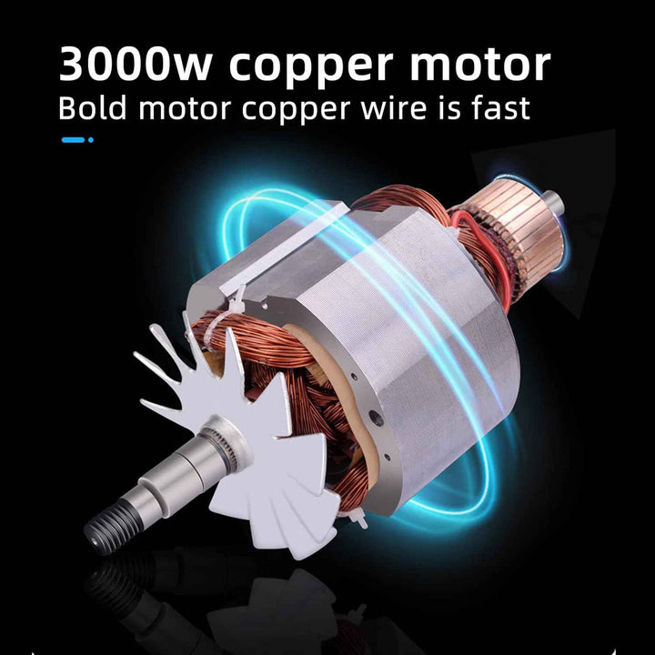 Electric Grain Mill and Grinder - 800g 1800W Powder Machine for Nut, Cereal, Flour