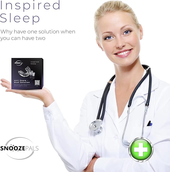 Anti Snore Device, Safe Comfortable Snoring Aids Mouthpiece Device - OneBag