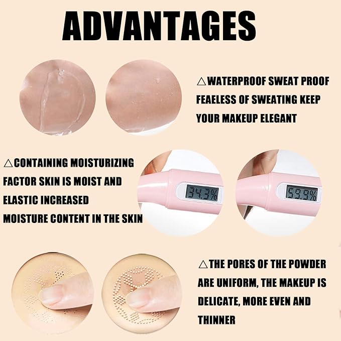 Mushroom Head Air Cushion CC Cream, Beauty Cream, Mushroom Head BB Cream Foundation - OneBag