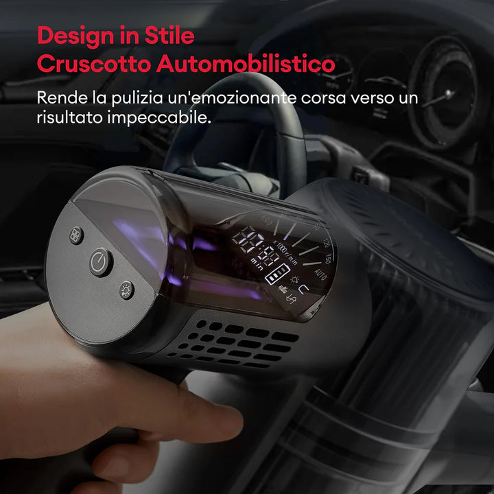 Powerful Cordless Vacuum Cleaner with 40000Pa, Hoover for All Hard Floors Carpet Pet Hair - OneBag