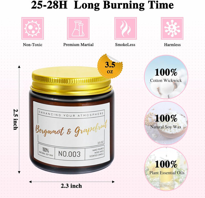 4/6 Pcs Scented Candles Sets - OneBag