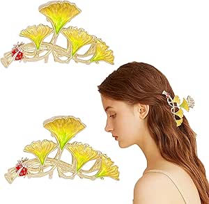 Flower Hair Stuff Clips, Hair Claw Clips, Nonslip Hair Accessories for Women Girls - OneBag