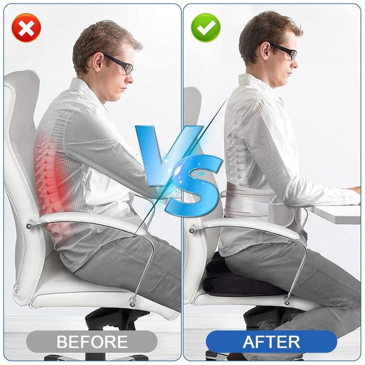 Lower Back Support Belt for Pain Relief, 5 Ribs Adjustable Lumbar Support for Disc, Sciatica, Scoliosis - OneBag