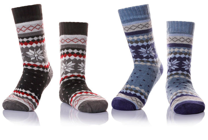 Unisex Slippers Socks, Warm Fluffy Socks with Sherpa Fleece Non Slip - OneBag