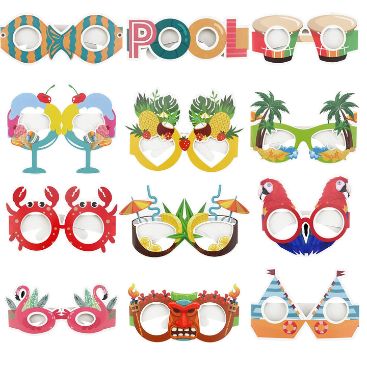 Table Decorations, Party Supplies, Balloons, Sunglasses, Summer Flamingo Coconut Pineapple Decoration - OneBag