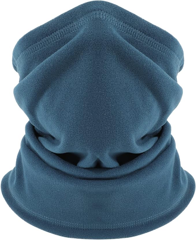 Fleece Neck Warmer, Knitted Warm Thickened Winter Scarf - OneBag