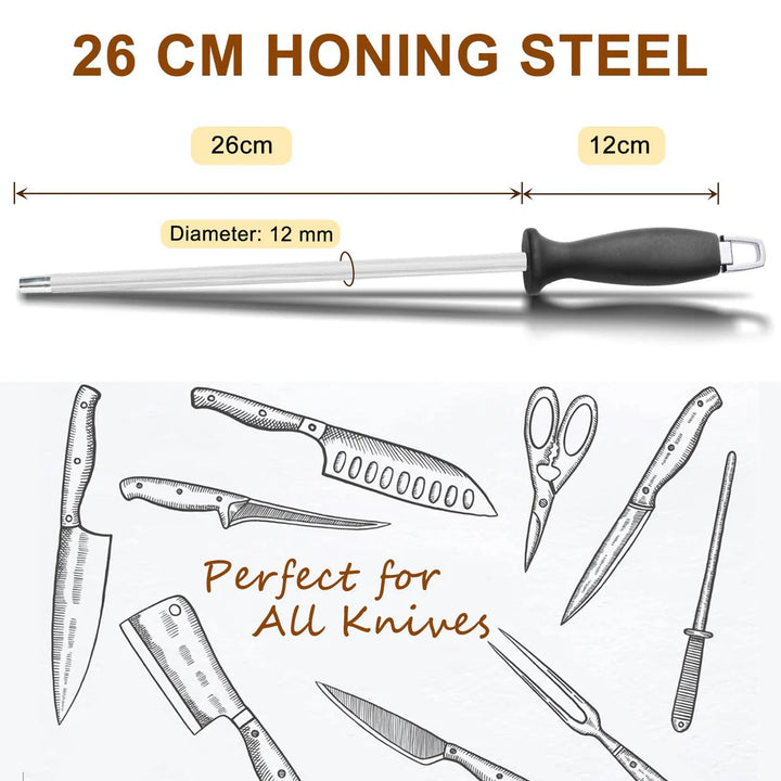 Honing Knife Sharpening Steel - OneBag