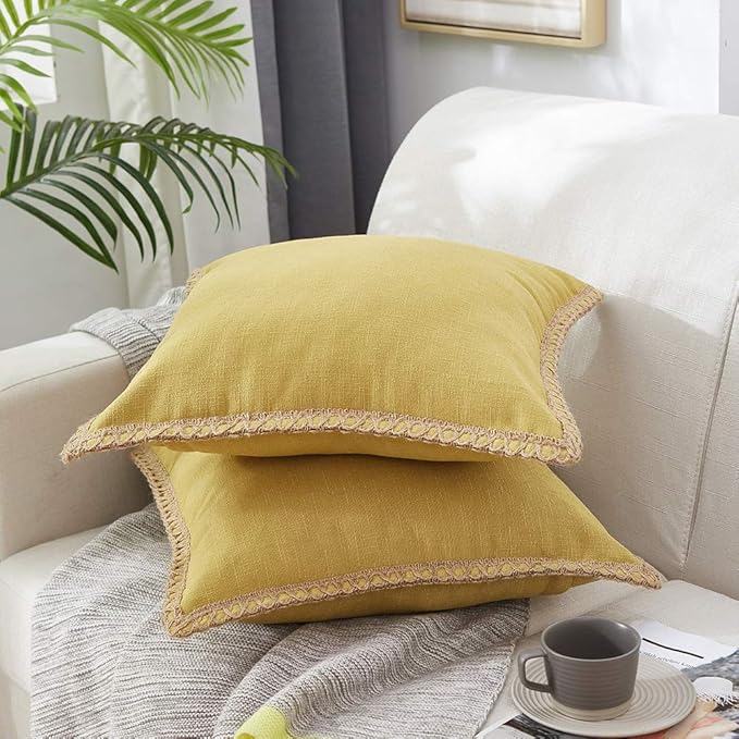 2 Pcs 18x18 Inch 45x45 cm Cushion Covers - OneBag