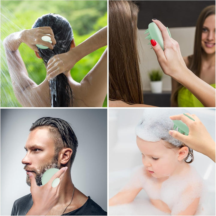 Silicone Scalp Massager for Hair Growth Head Massage for Dandruff Removal - OneBag