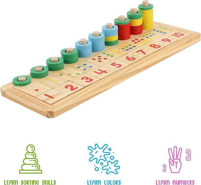 kids Montessori Number Blocks