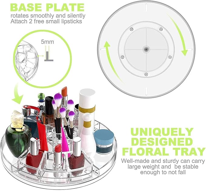 8 Layer Large Rotating Makeup Organiser - OneBag