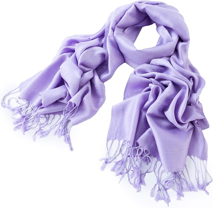 Lilac Signare Pashmina Shawls and Wraps Scarf for Women - OneBag