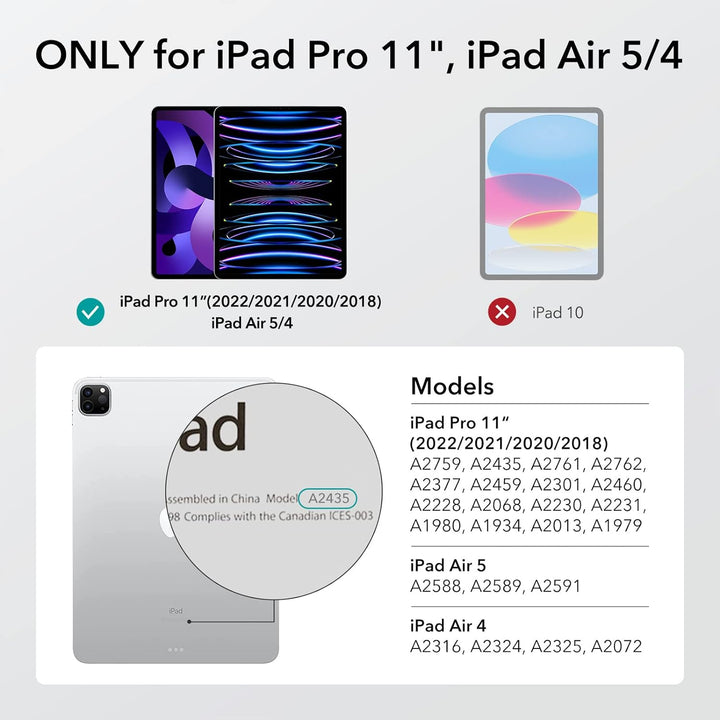 2 Pcs Screen Protector for iPad Pro 11" and iPad Air 4,5 - OneBag