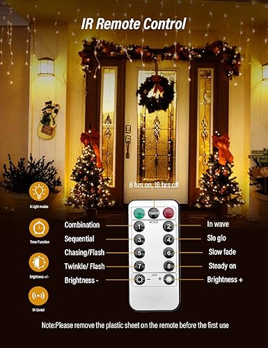 50 Mini Led String Lights, Fairy Lights 5M, 8 Mode Remote Control with Timer - OneBag