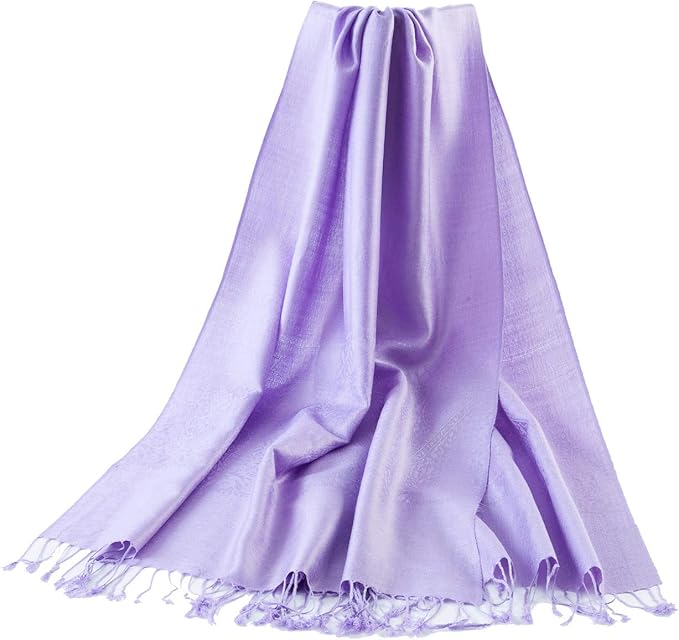 Lilac Signare Pashmina Shawls and Wraps Scarf for Women - OneBag