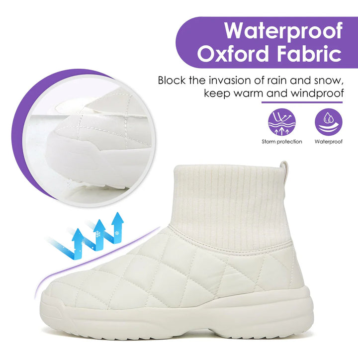 Women Winter Boots, Fur Lined Waterproof Snow Boots - OneBag