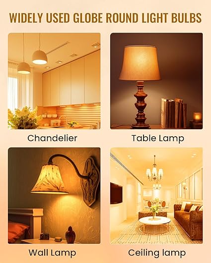 2 Pcs Luxvista E14 Halogen Light Bulbs Small Screw, 42W Dimmable Halogen Bulbs, 2700K Warm White Small Edison Screw P45 Golf Ball Bulb, SES Clear Classic E14 Light Bulb,613lm - OneBag