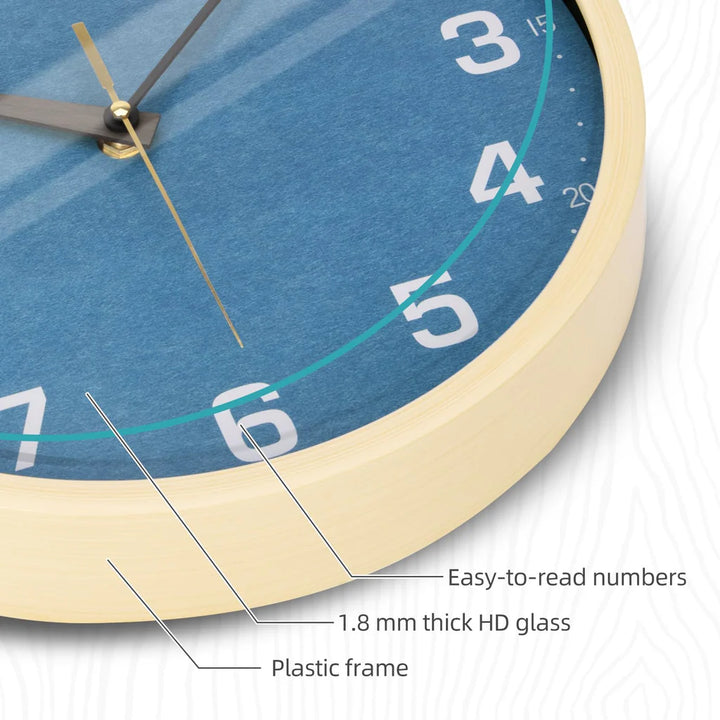Silent Non-Ticking Simple Round Shape Wall Clock for Home Decor Home - OneBag