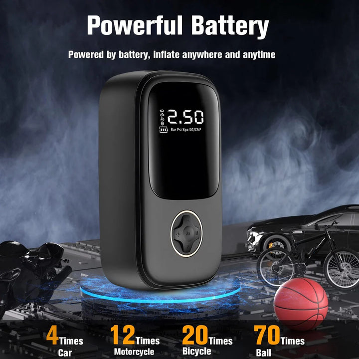 Tyre Inflator Portable Air Compressor - OneBag